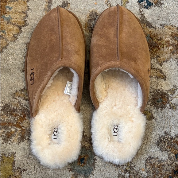 UGG Mens Scuff Suede Slippers in Chestnut, Size 12 main image 15